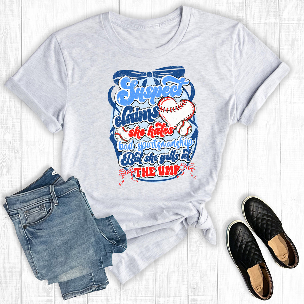 Retro Boho Baseball Mama Suspect Claims