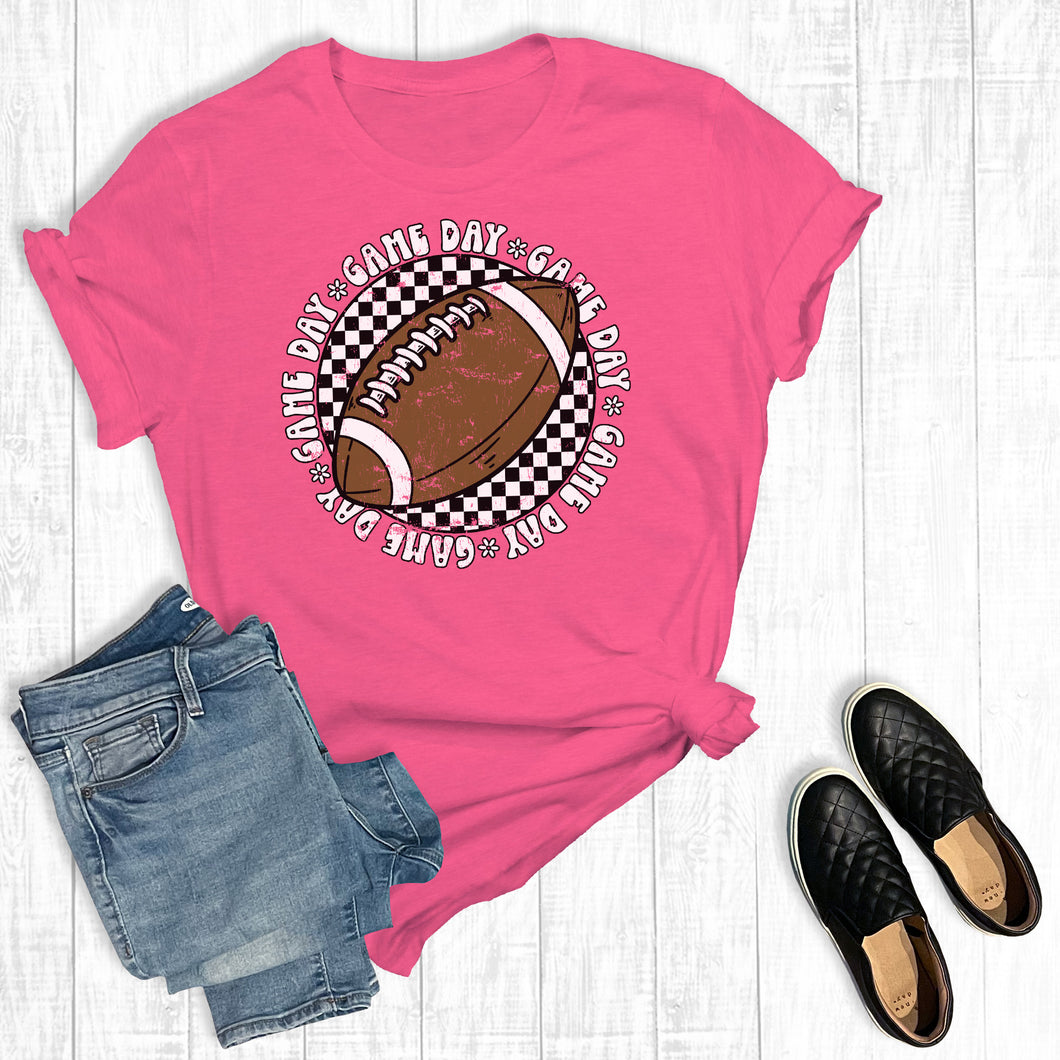 Retro Checkered Football Season