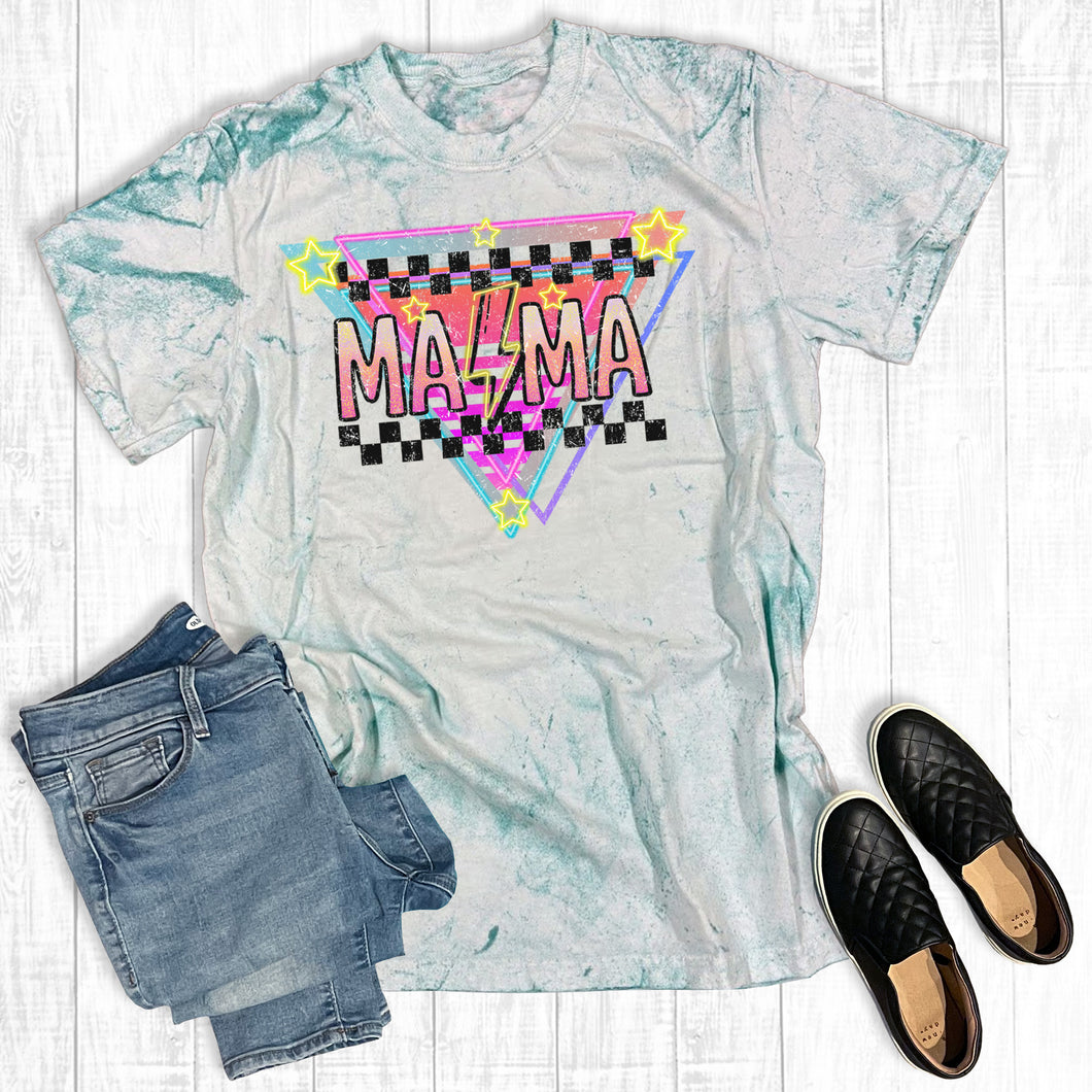 Retro Checkered Mama Mother's Day Comfort Colors