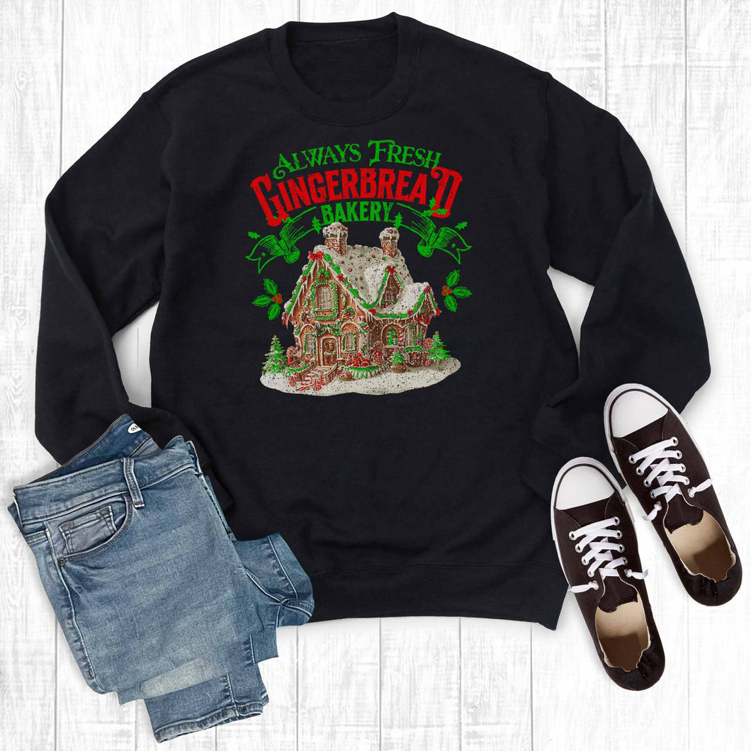 Retro Christmas Fresh Gingerbread Sweatshirt