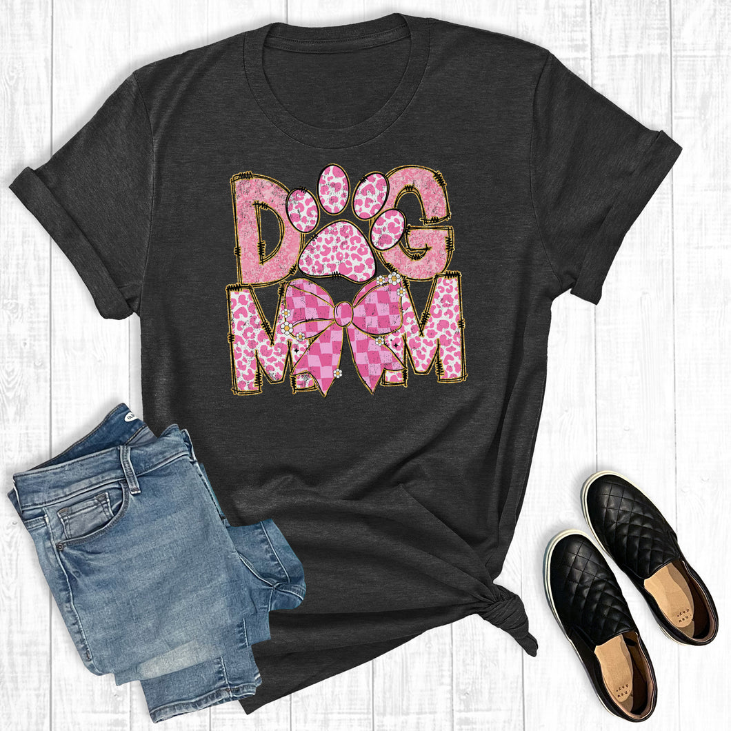 Retro Coquette Leopard Dog Mom