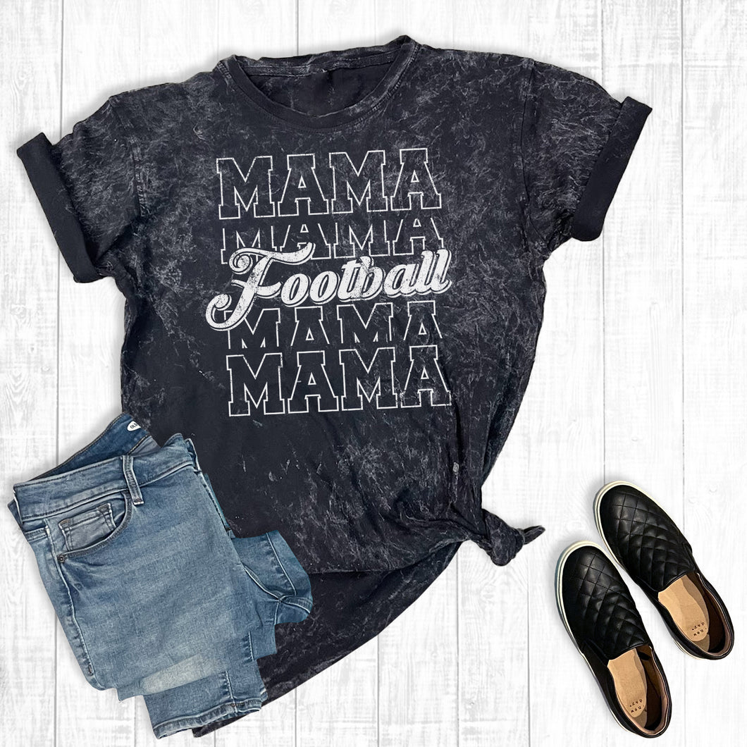 Retro Football Mama Mineral Wash