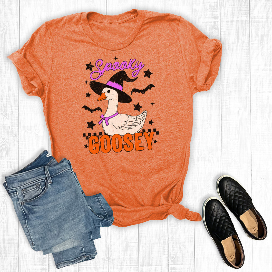 Retro Funny Halloween Spooky Goosey