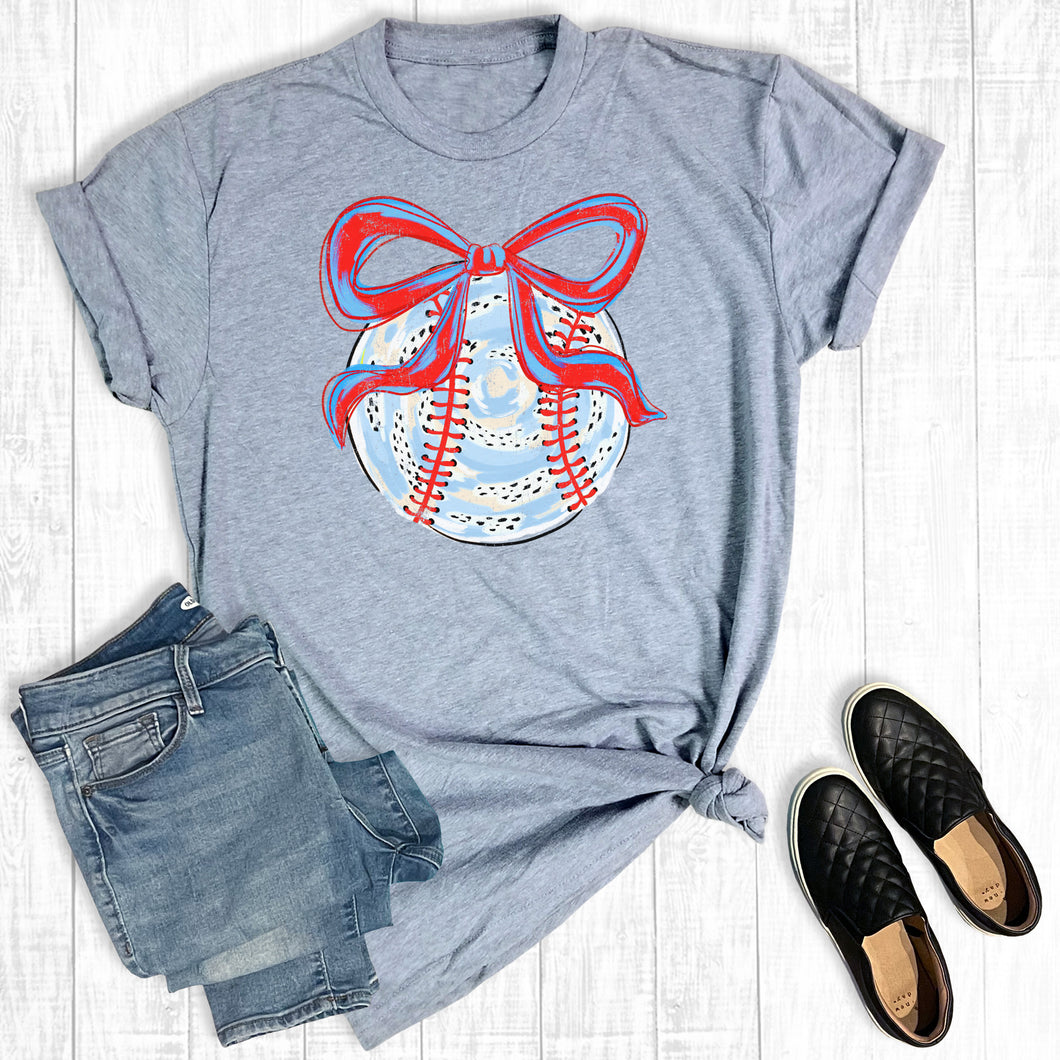 Retro Game Day Coquette Baseball