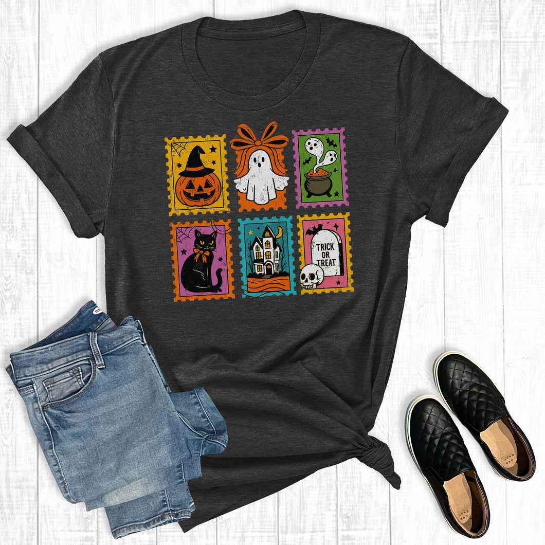 Retro Halloween Fall Stamps