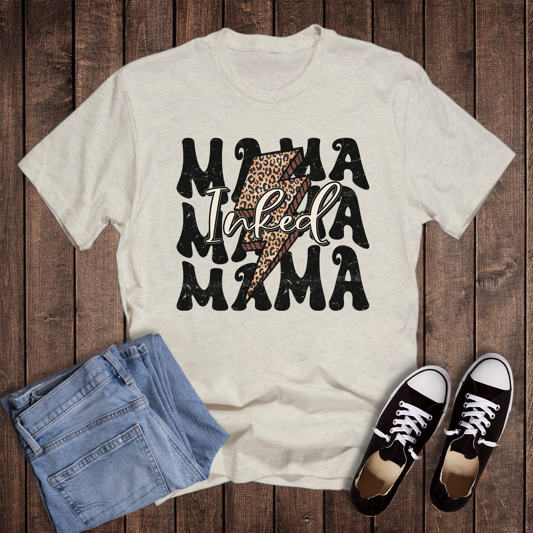 Retro Lightning Bolt Inked Mama