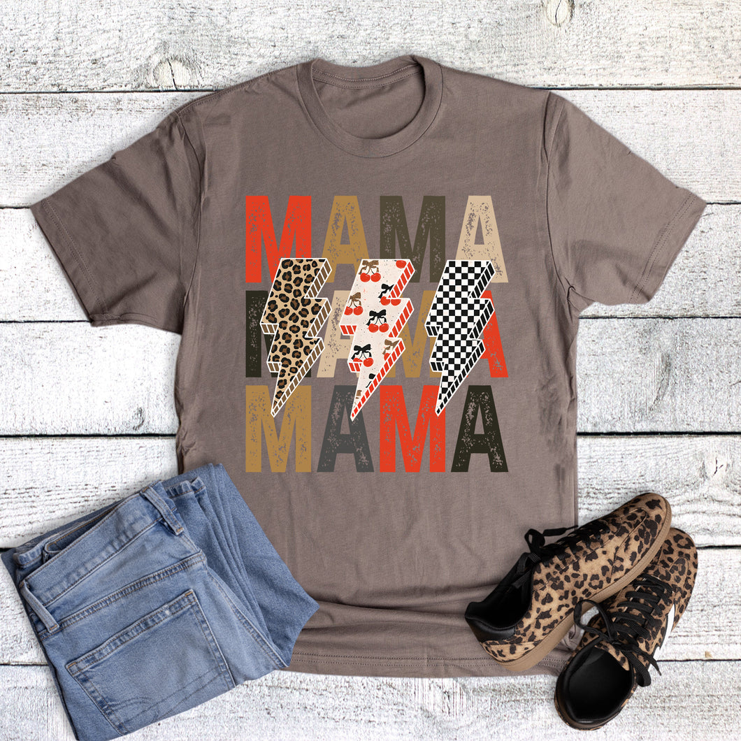 Retro Mama Lightning Bolt