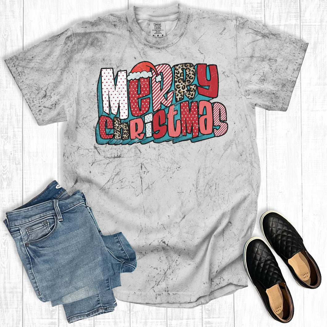Retro Merry Christmas Comfort Colors