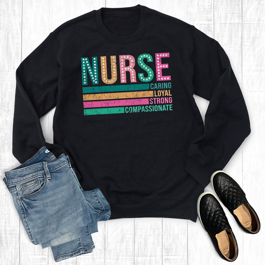 Retro Nurse Life Sweatshirt