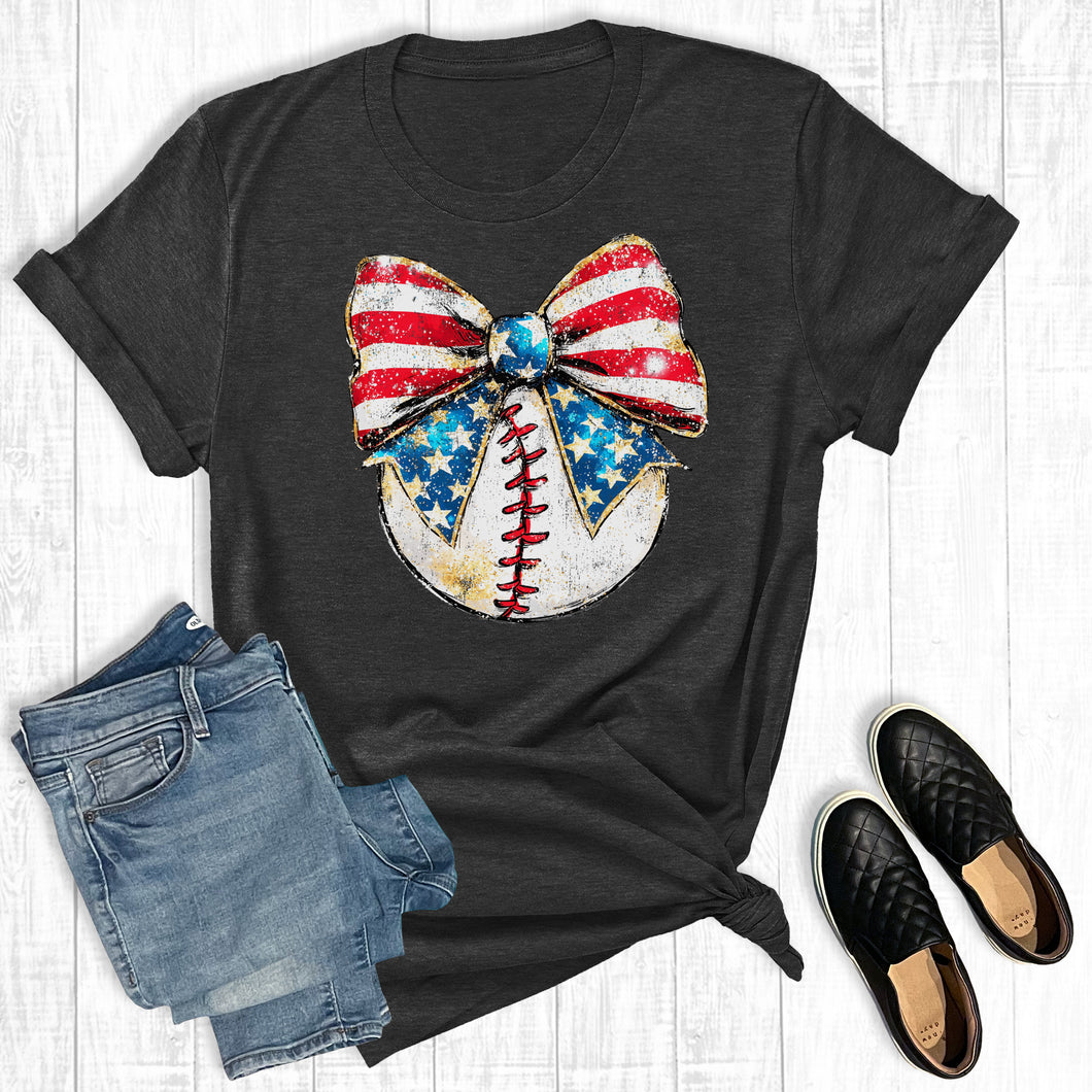 Retro Patriotic Baseball