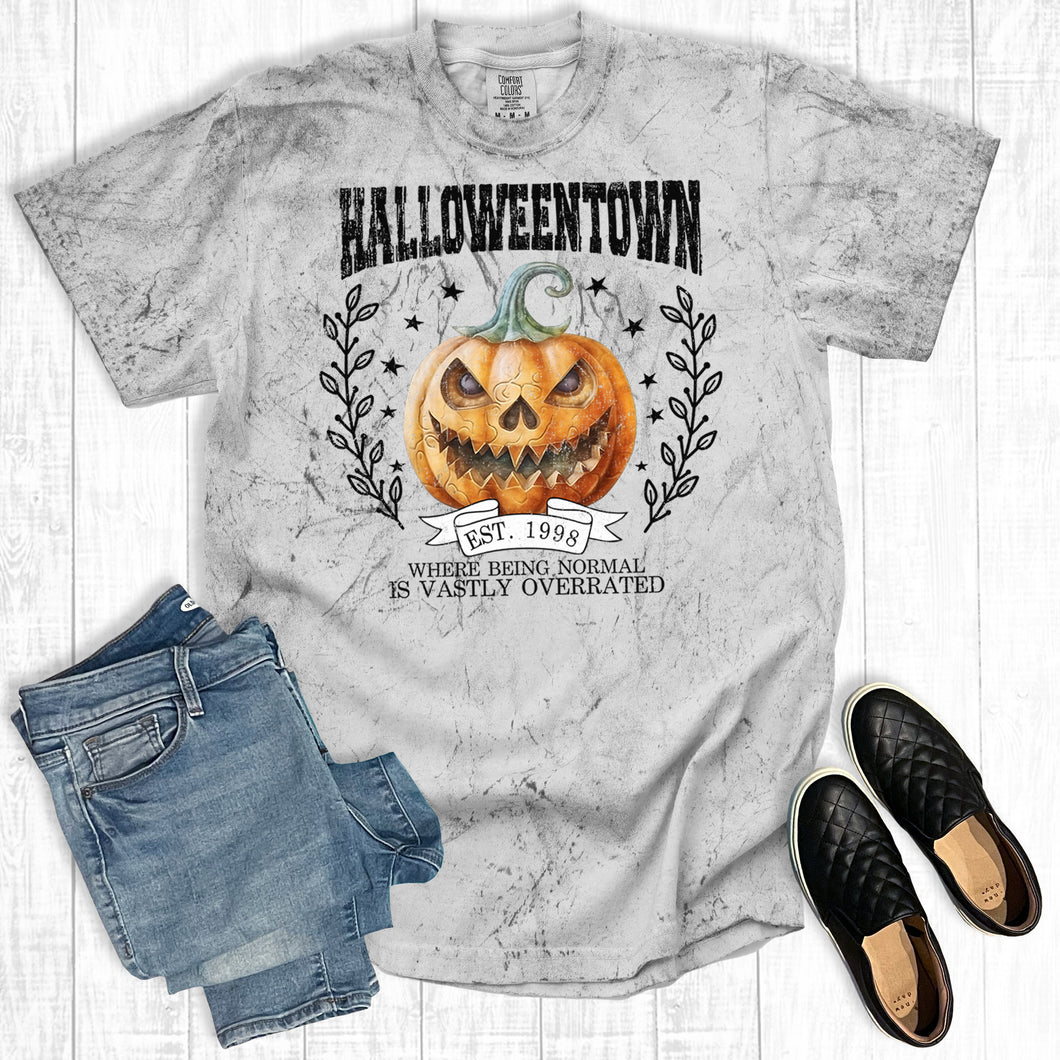 Retro Pumpkin Halloweentown Comfort Colors