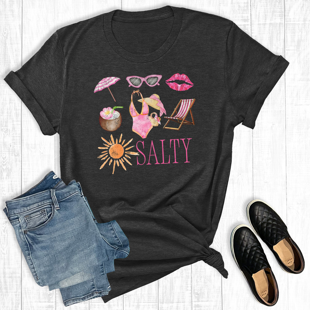 Retro Summer Salty Beach