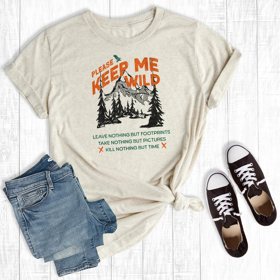 Retro Camping Keep Me Wild