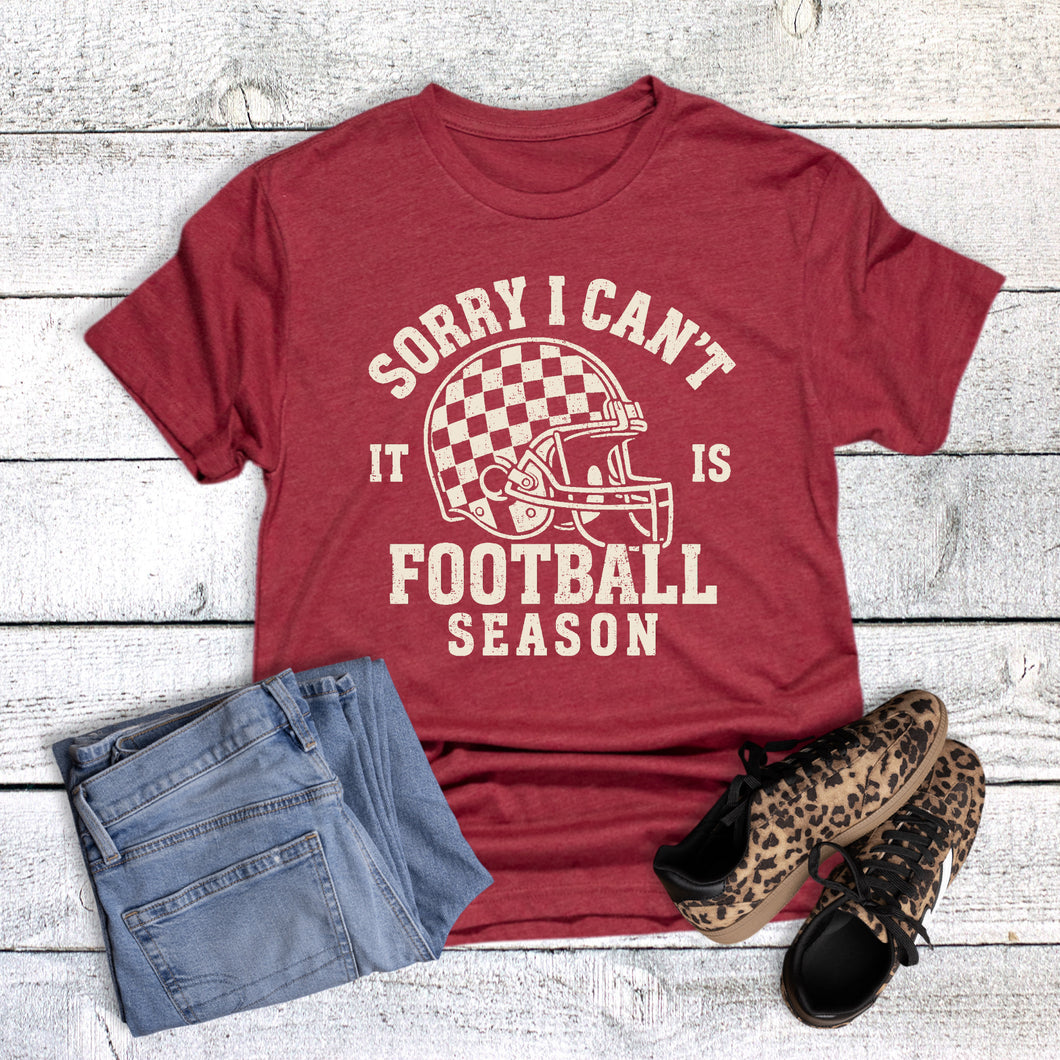 Sorry Can't Football Season