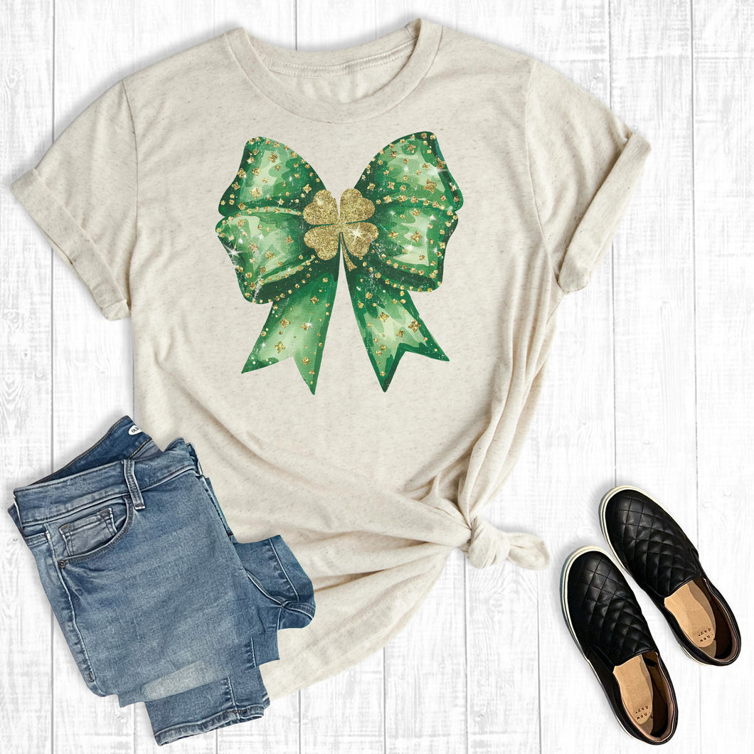 St Paddy's Day Coquette Bow