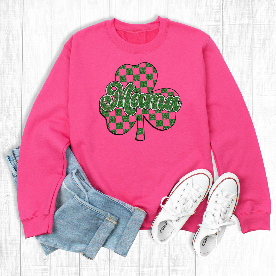 St. Patrick's Day Mama Shamrock Sweatshirt