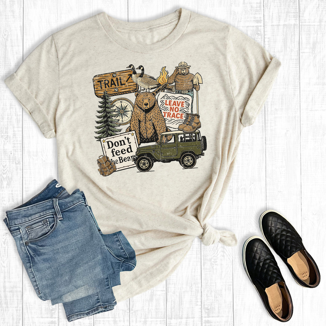 Summertime Camping Bear