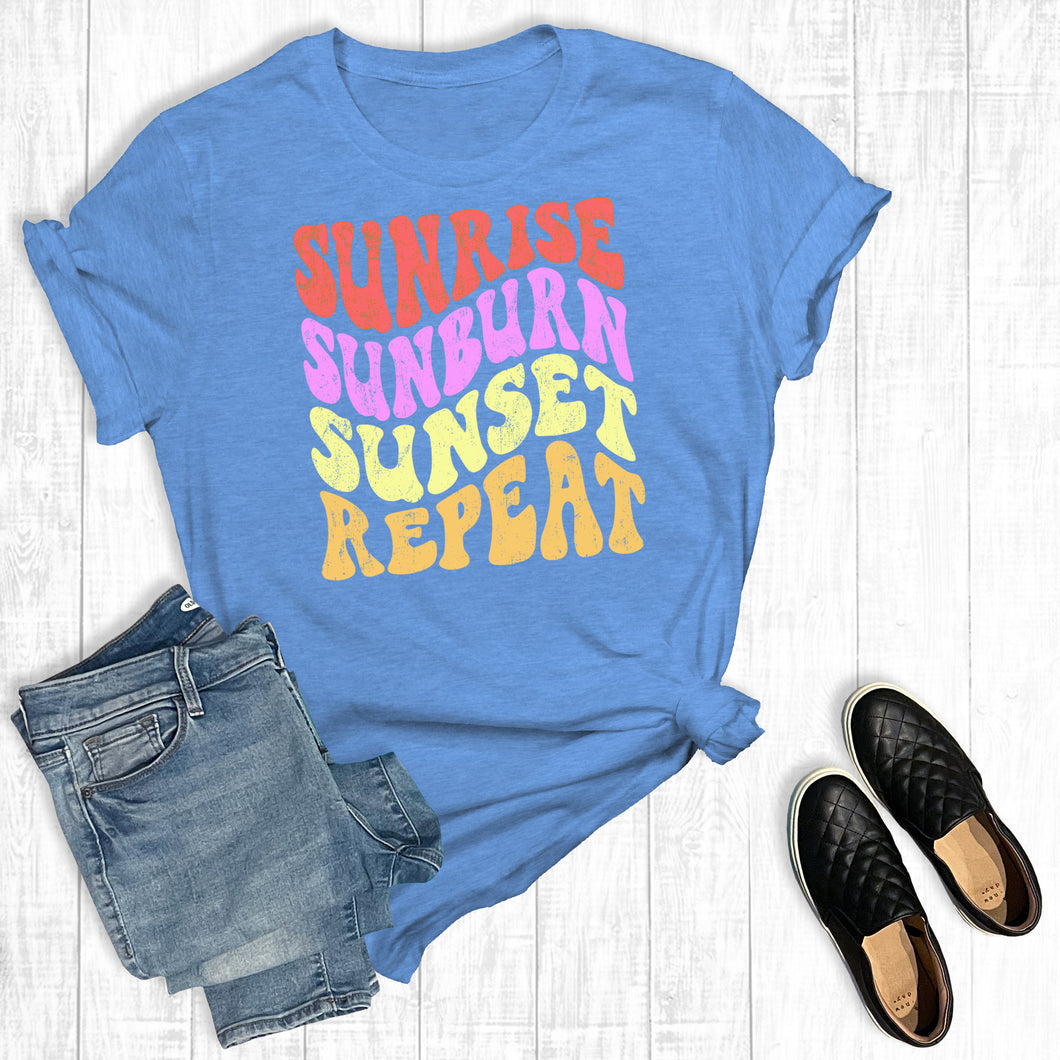 Sunrise Sunburn Sunset Repeat