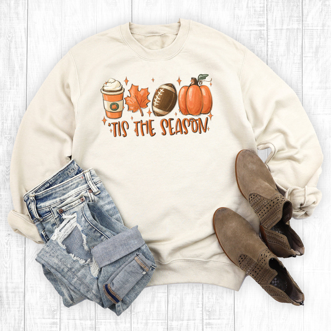 Tis The Season Football Fall Sweatshirt