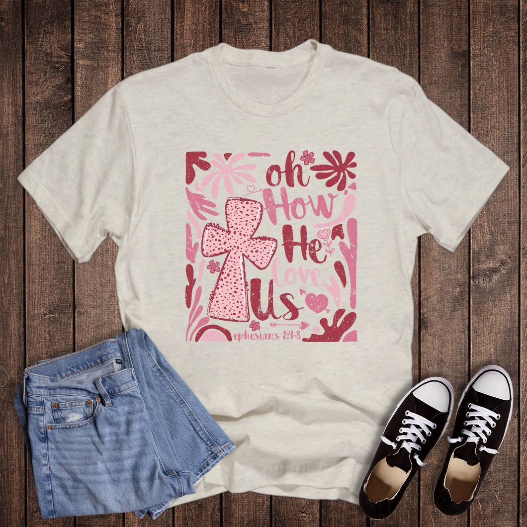 Valentine Boho How He Loves Us Collage