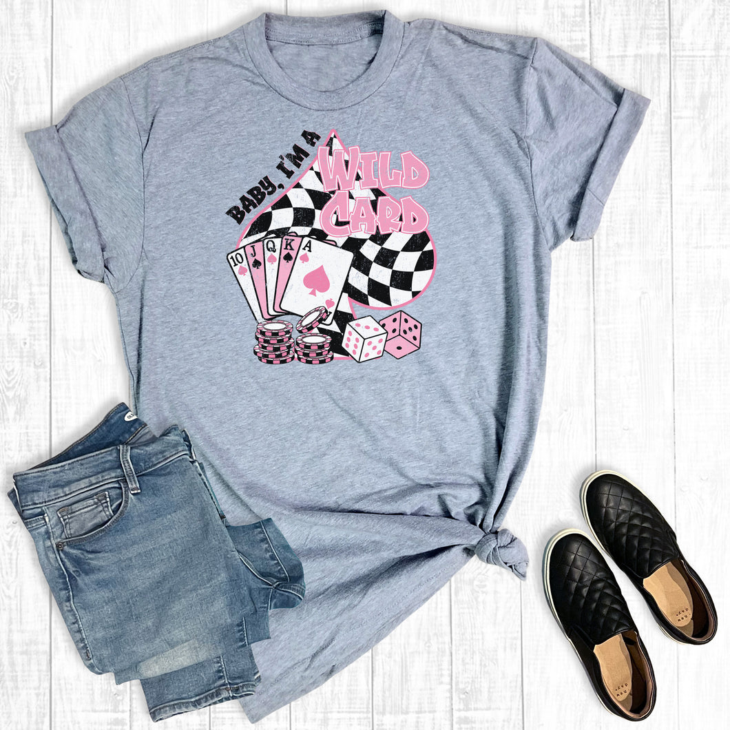 Western Baby I'm A Wild Card Graphic Tee