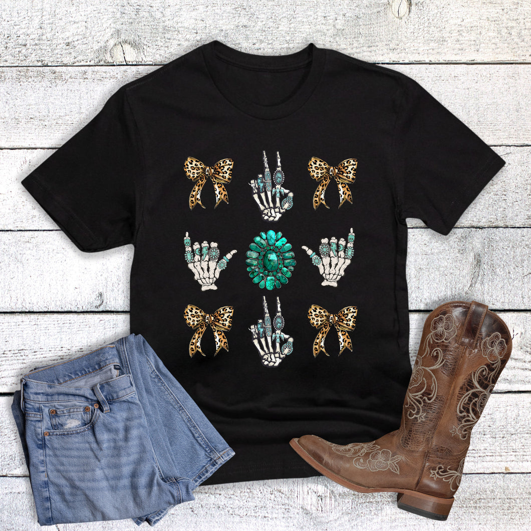 Western Coquette Turquoise Leopard