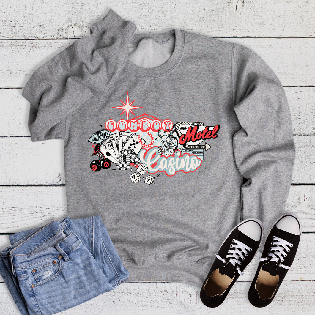 Western Cowboy Casino and Motel Sweatshirt