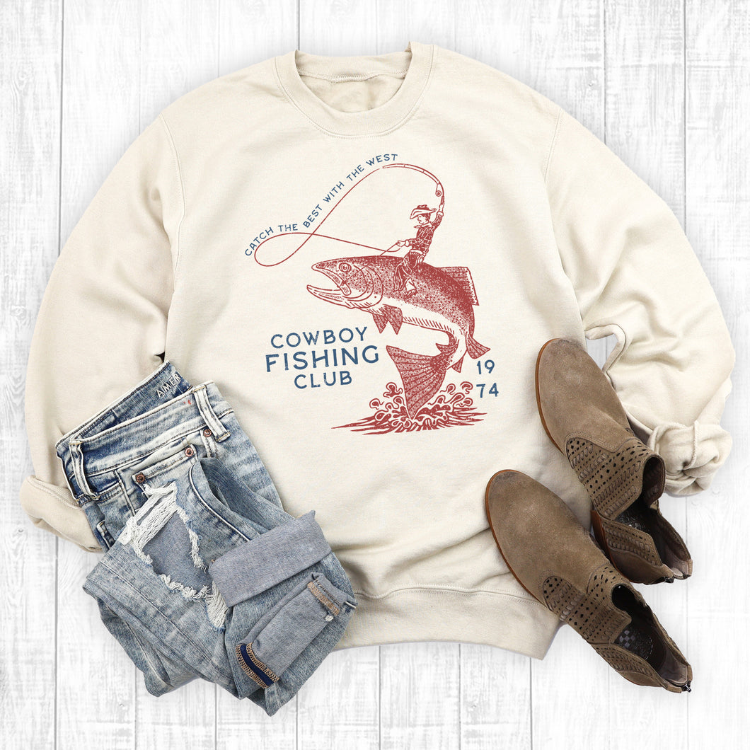 Western Cowboy Fishing Club Sweatshirt