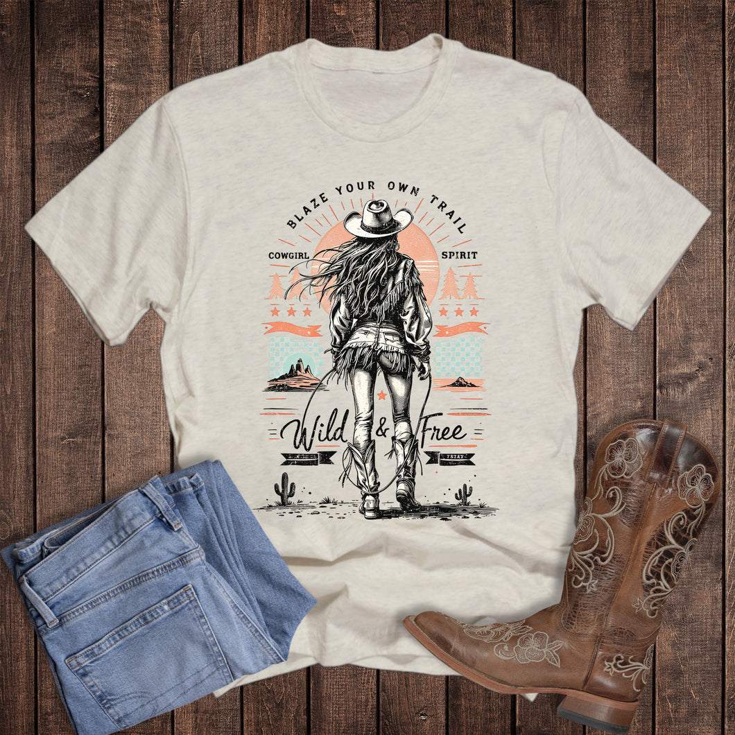 Western Cowgirl Wild and Free