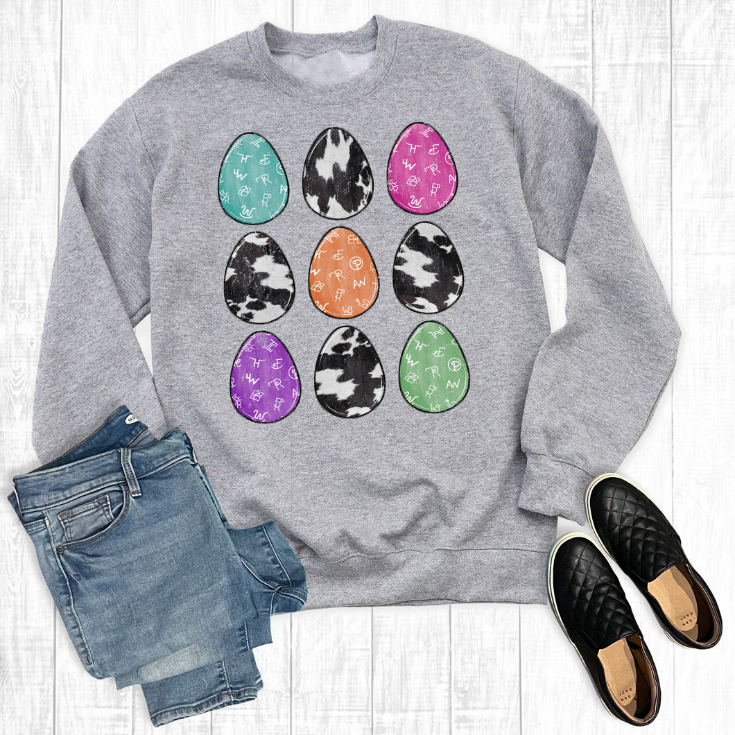 Western Easter Eggs Sweatshirt