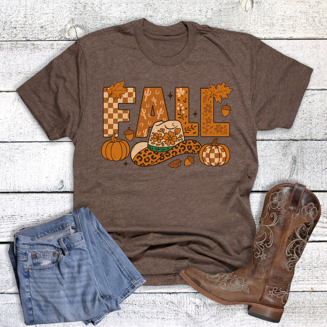 Western Fall Patterned Cowboy Hat