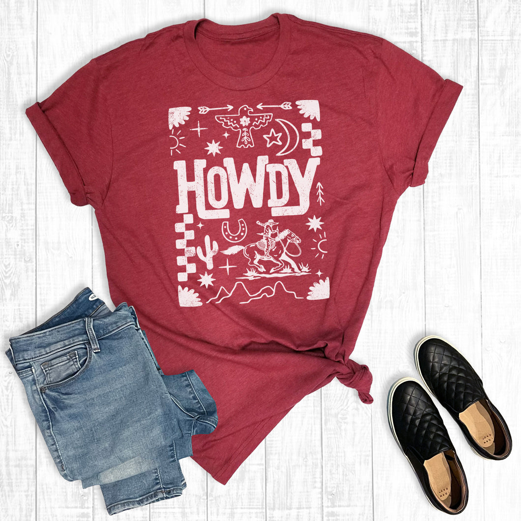 Western Floral Howdy