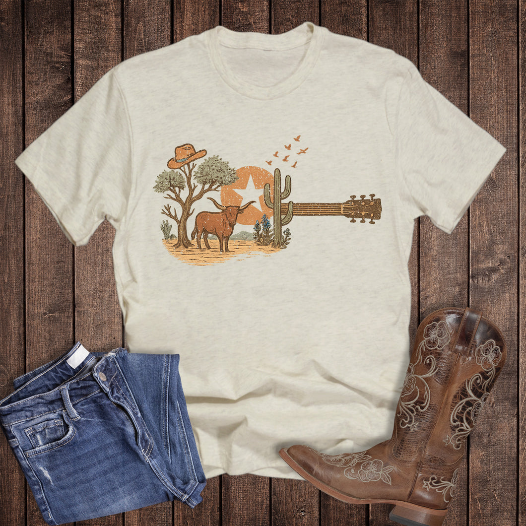 Western Guitar Cactus