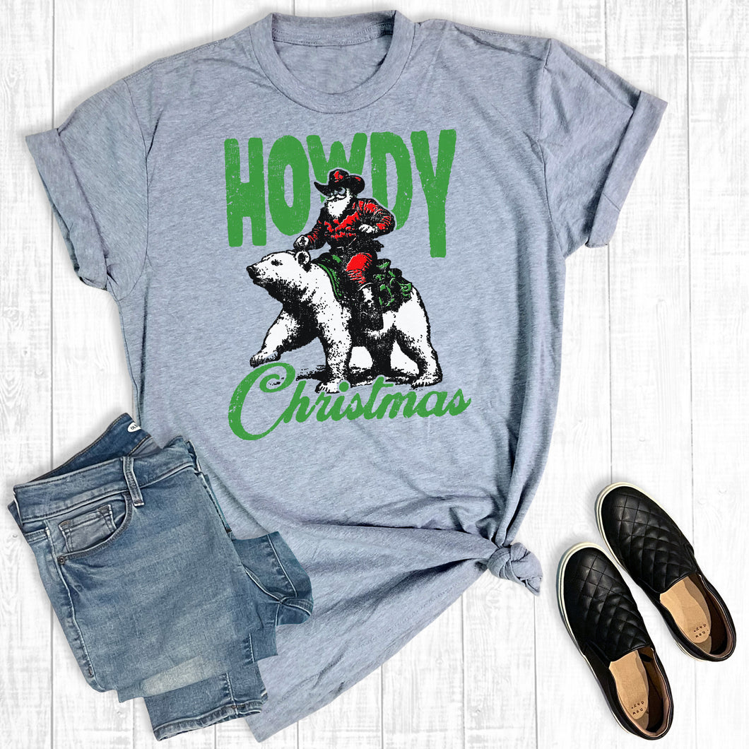 Western Howdy Christmas Santa