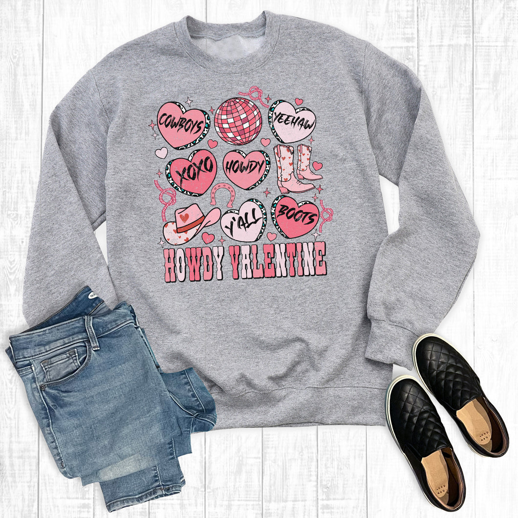 Western Howdy Valentine Sweatshirt