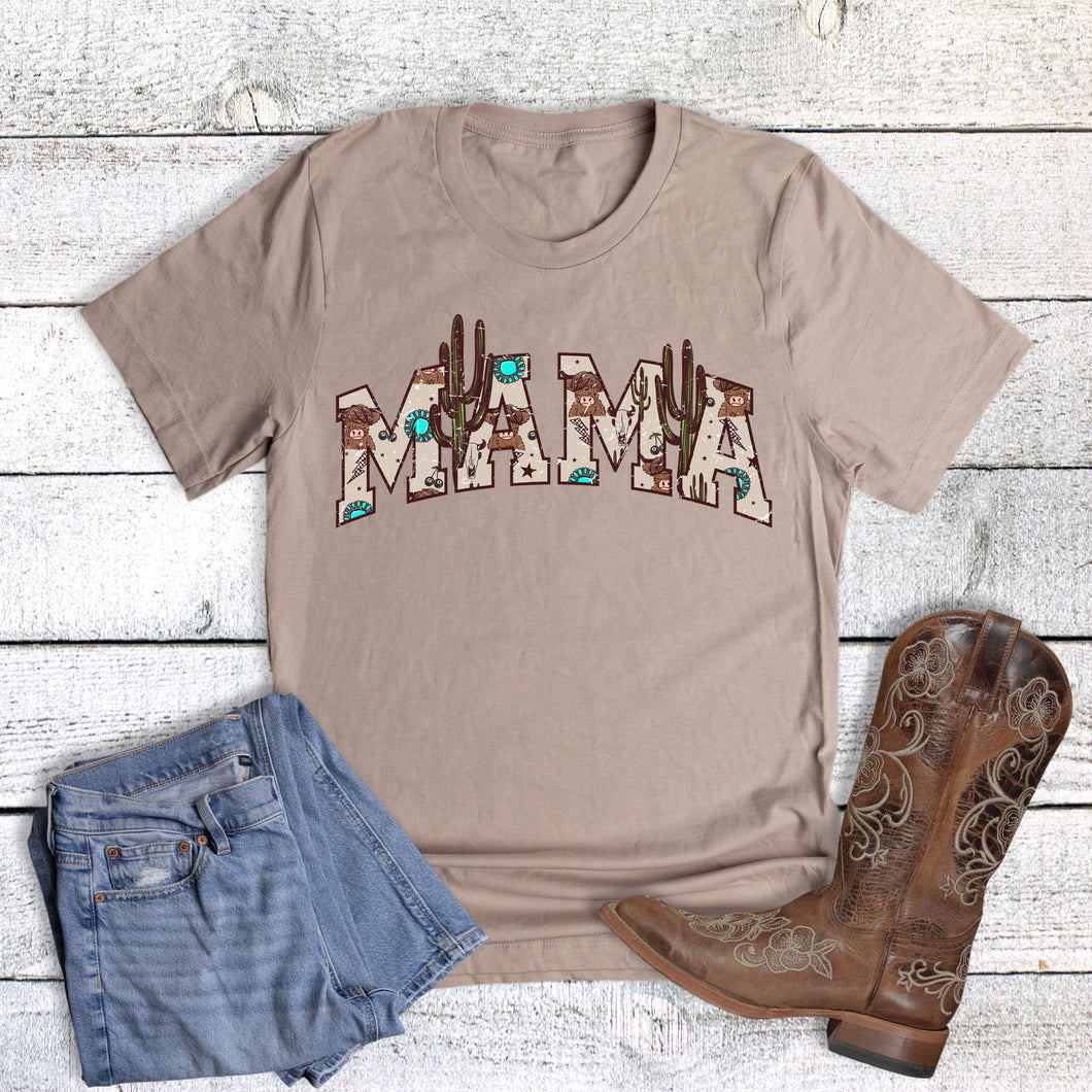 Western Mama Cactus Turquoise