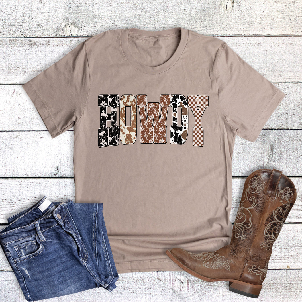 Western Multi Pattern Howdy