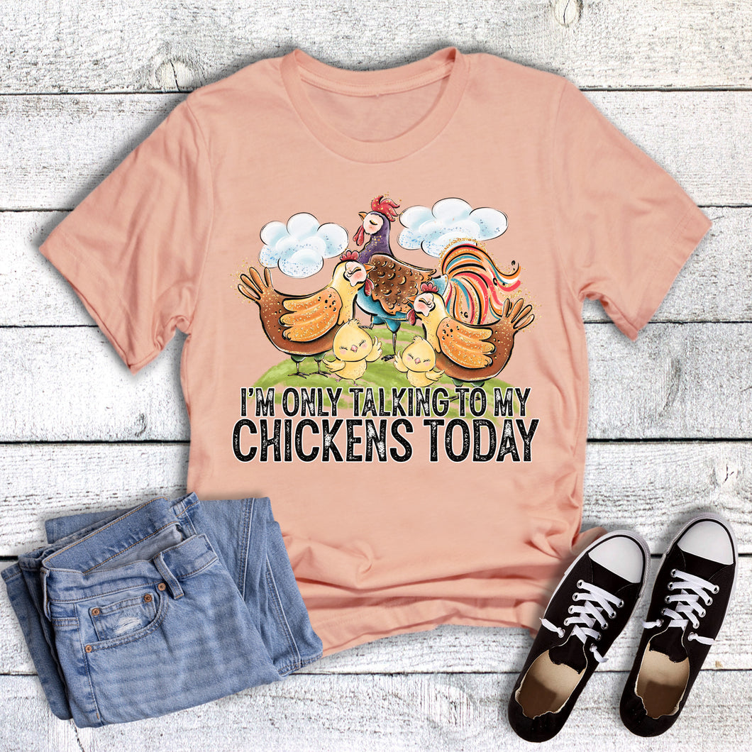 Western Only Talking to My Chickens