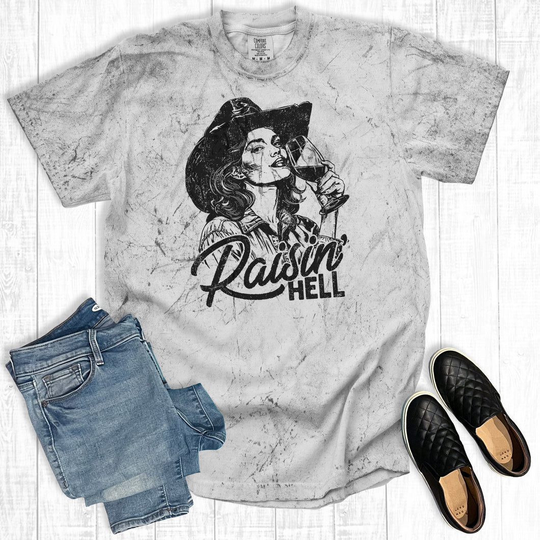 Western Raisin' Hell Cowgirl Comfort Colors