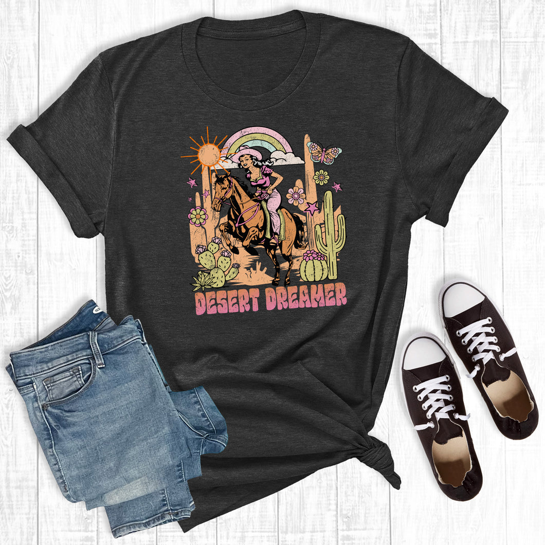 Western Retro Desert Dreamer Cowgirl