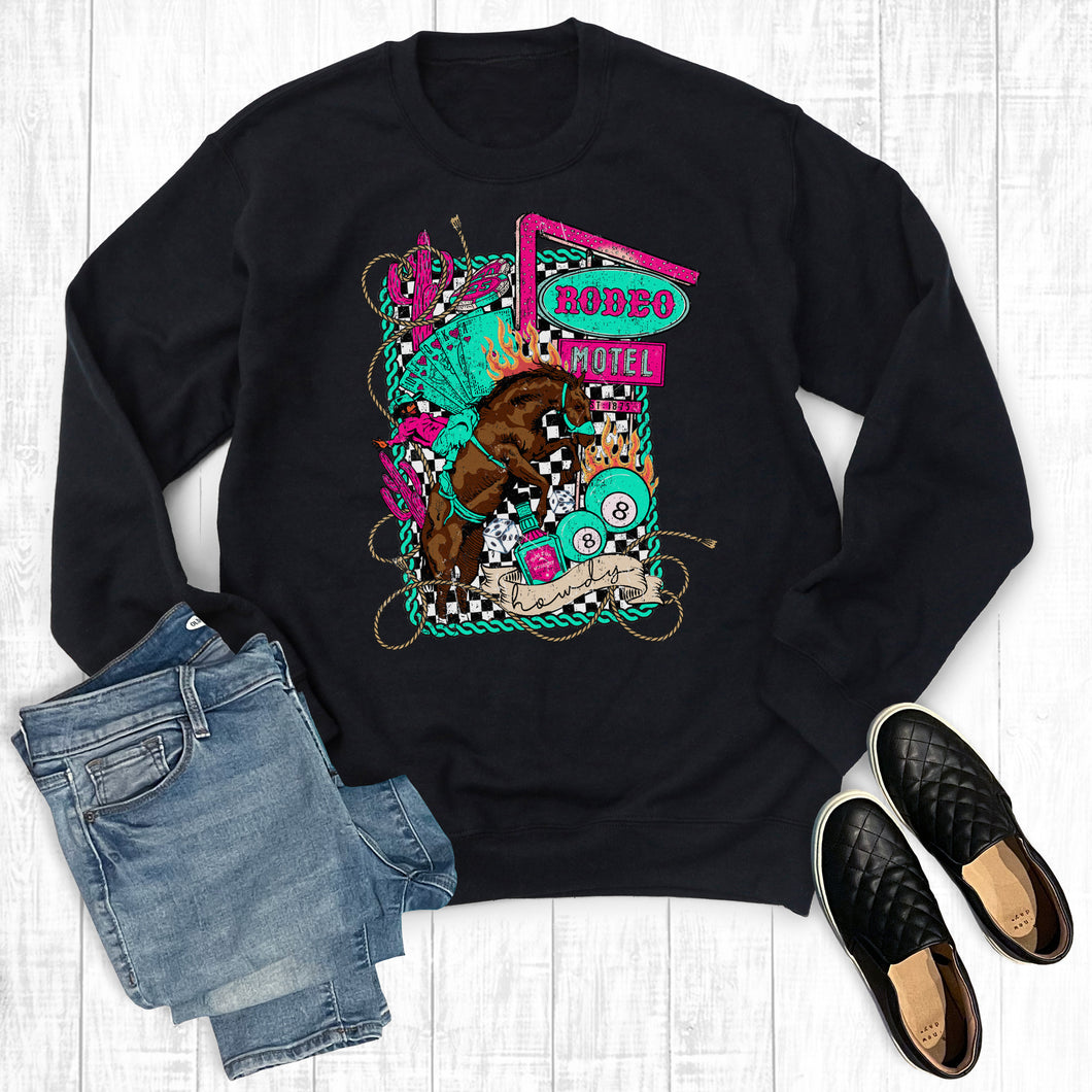 Western Rodeo Motel Sweatshirt