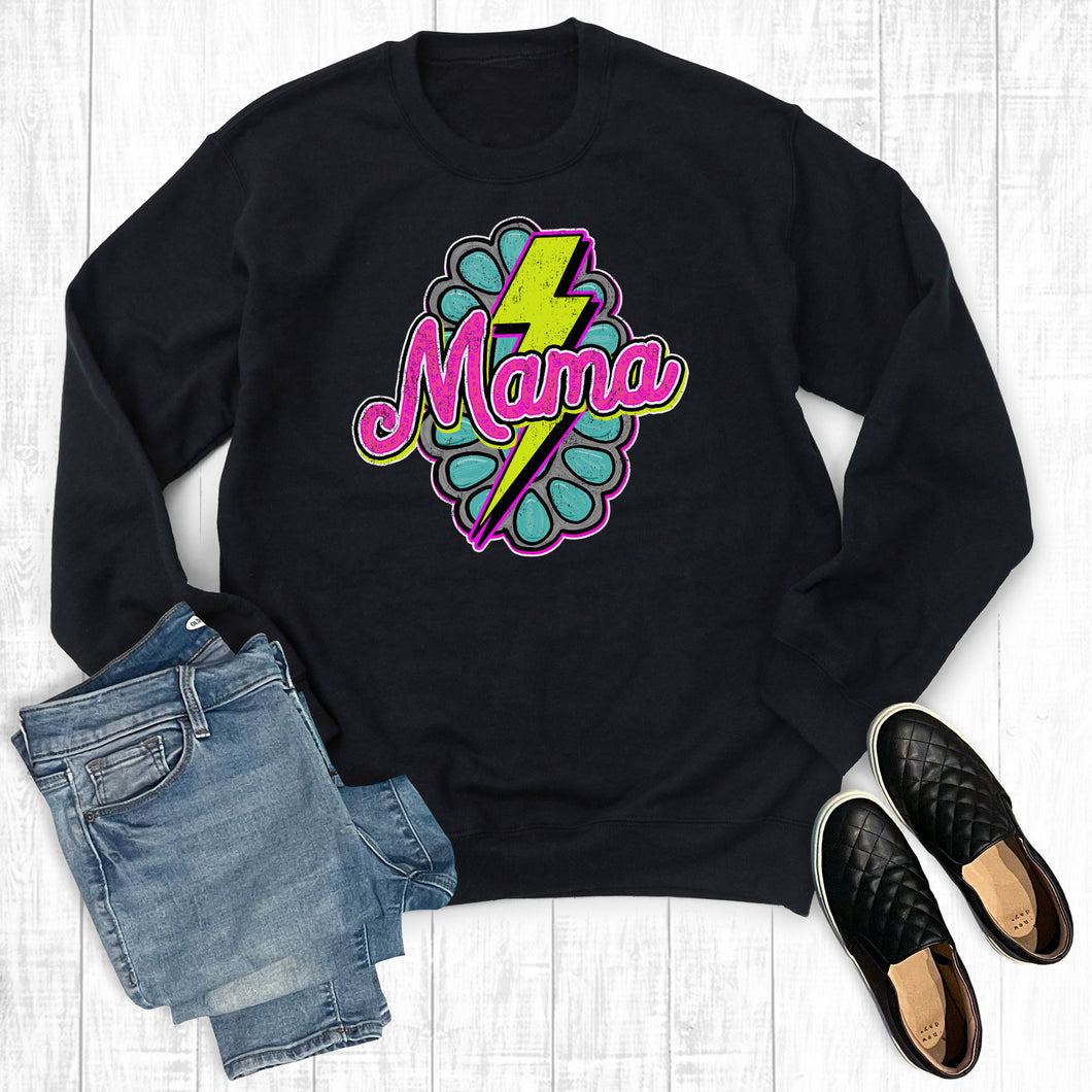 Western Turquoise Concho Mama Sweatshirt