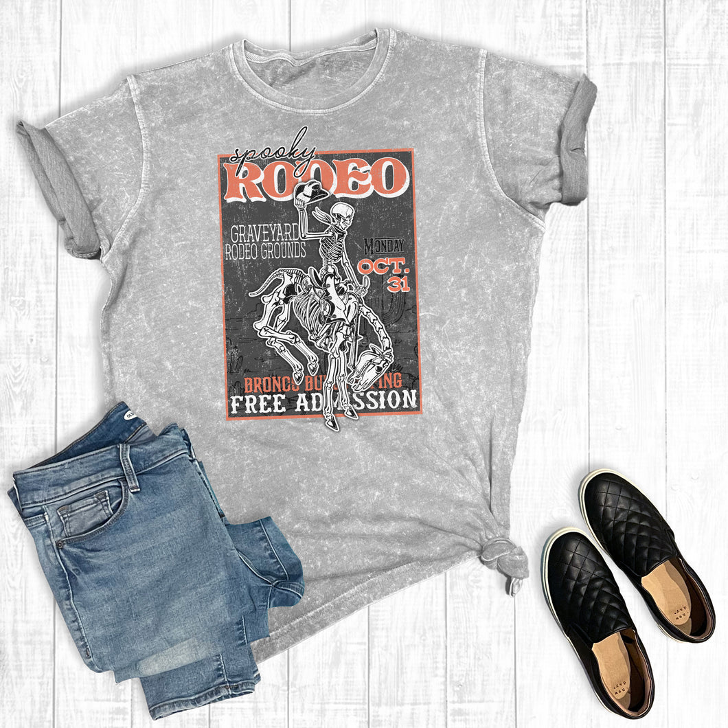 Western Vintage Halloween Rodeo Mineral Wash