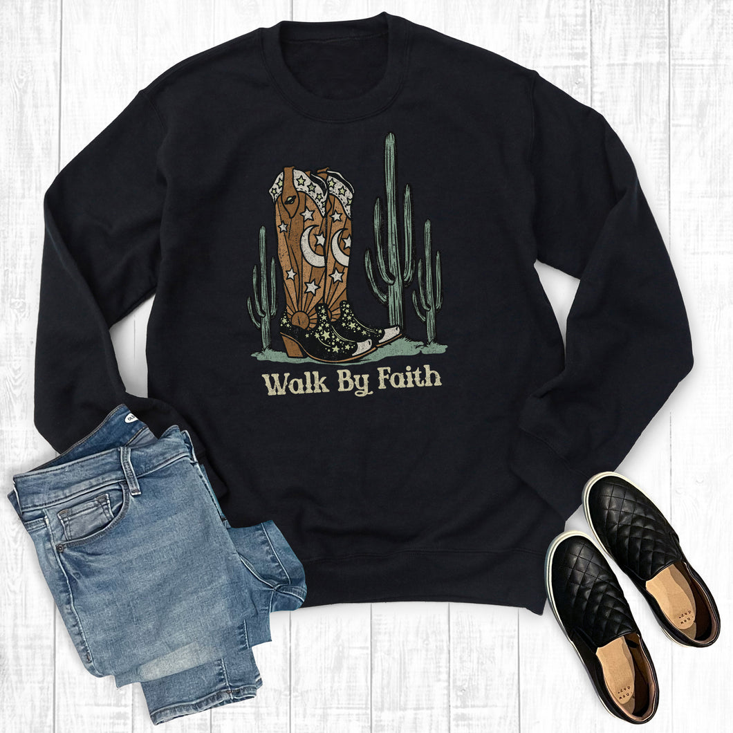 Western Walk By Faith Sweatshirt