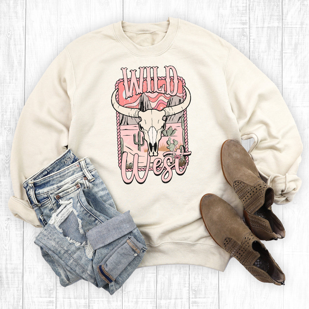 Western Wild West Cowgirls Sweatshirt