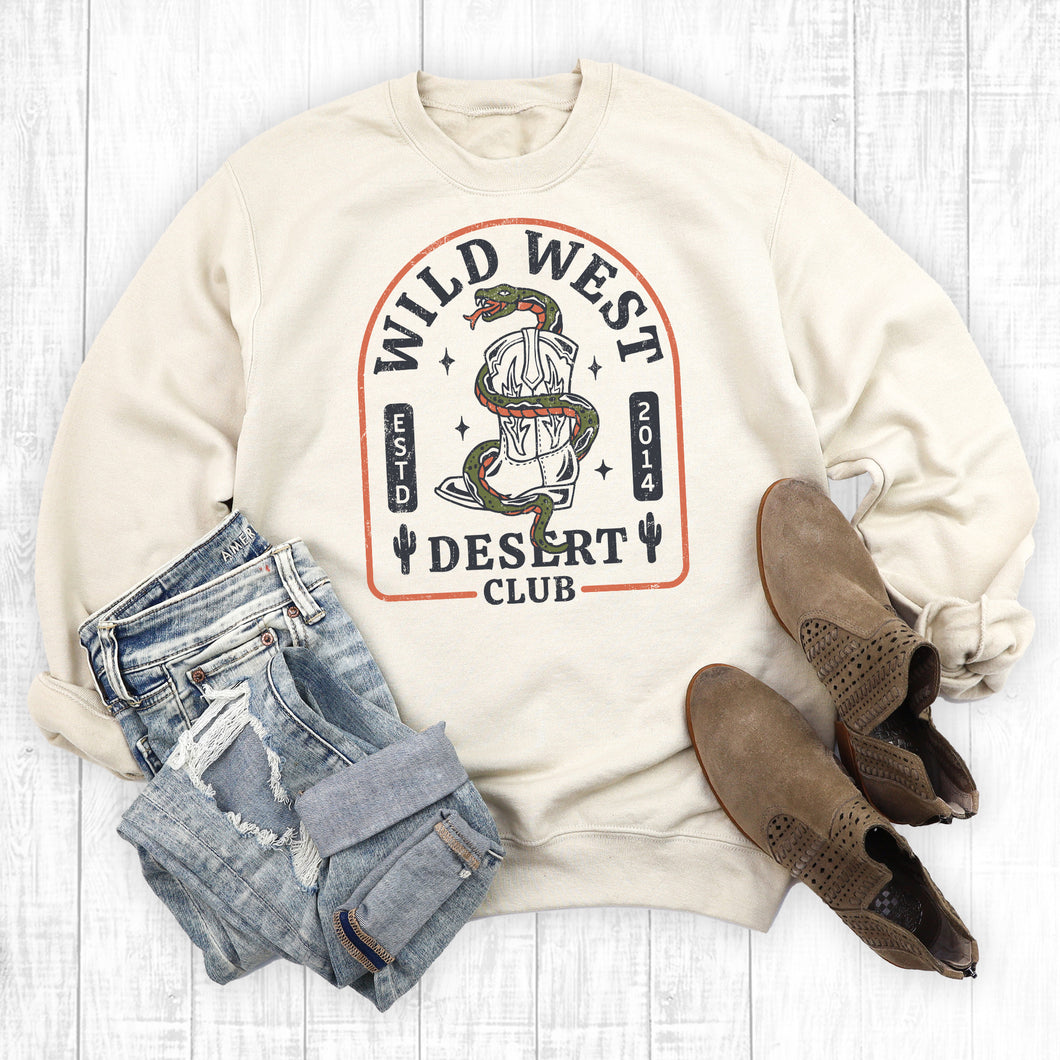 Western Lord Willing And The Creek Don't Rise Sweatshirt