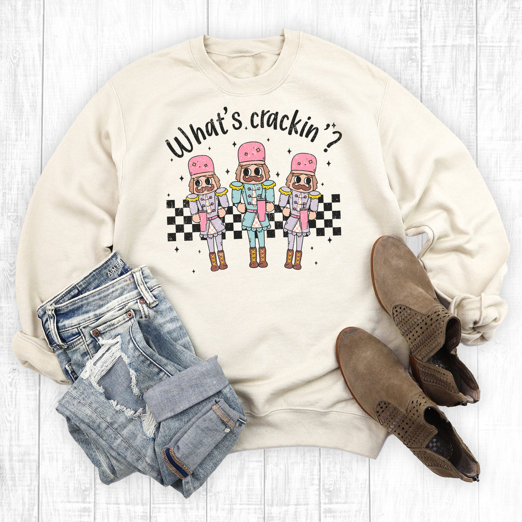 What's Crackin' Christmas Nutcracker Sweatshirt