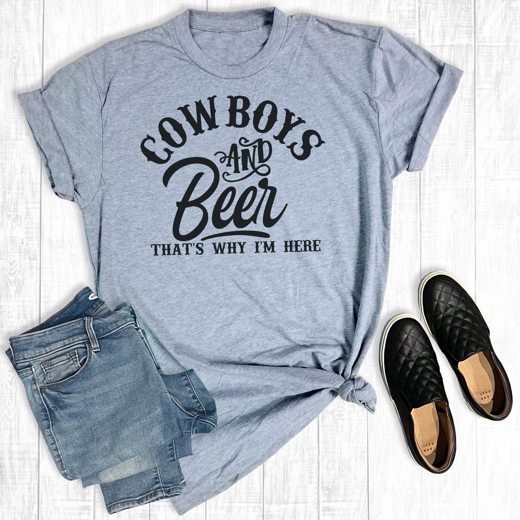 Cowboys And Beer That's Why I'm Here