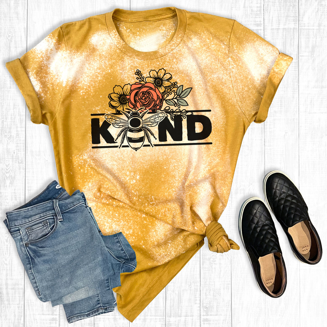 Distressed Bee Kind