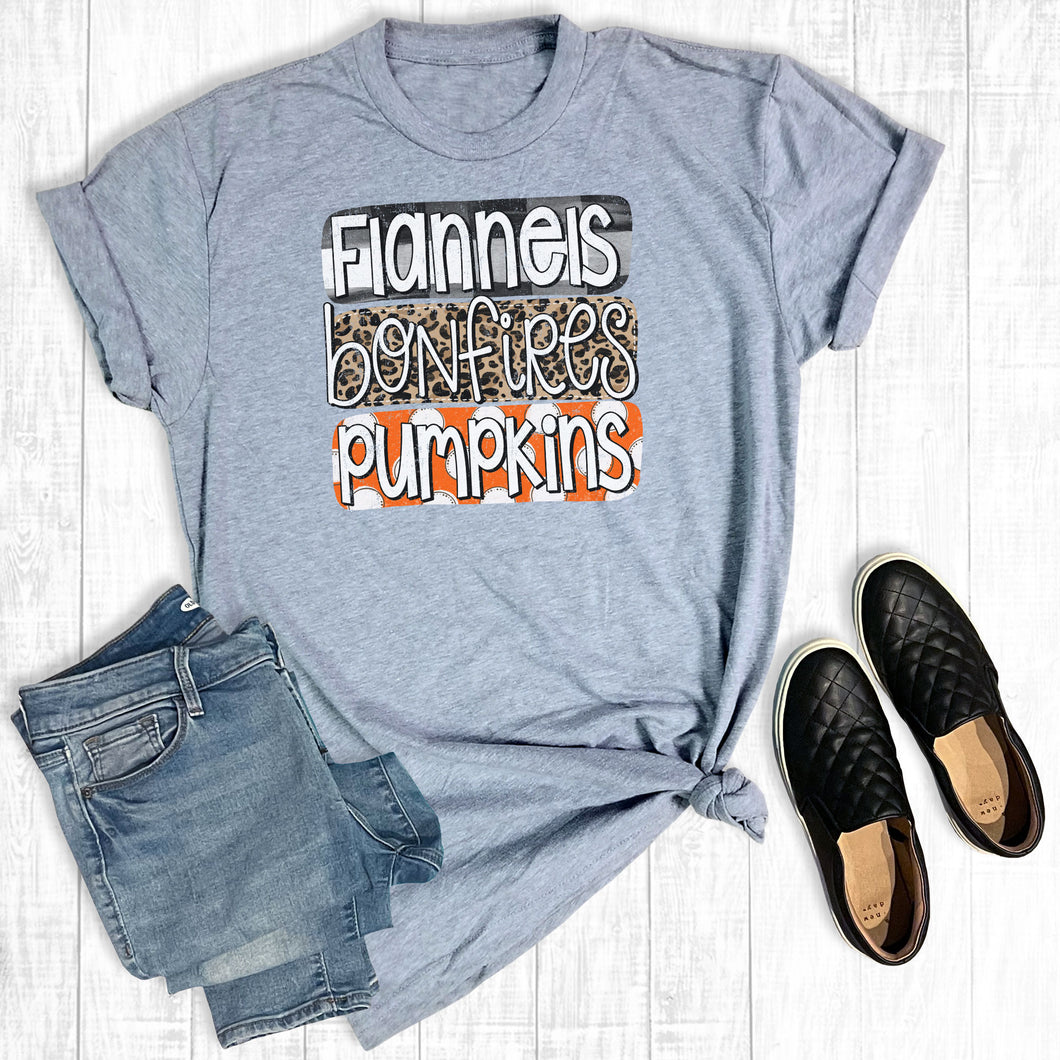 Flannels Bonfires Pumpkins